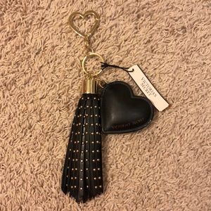 Victoria Secret studded tassel key chain/bag charm